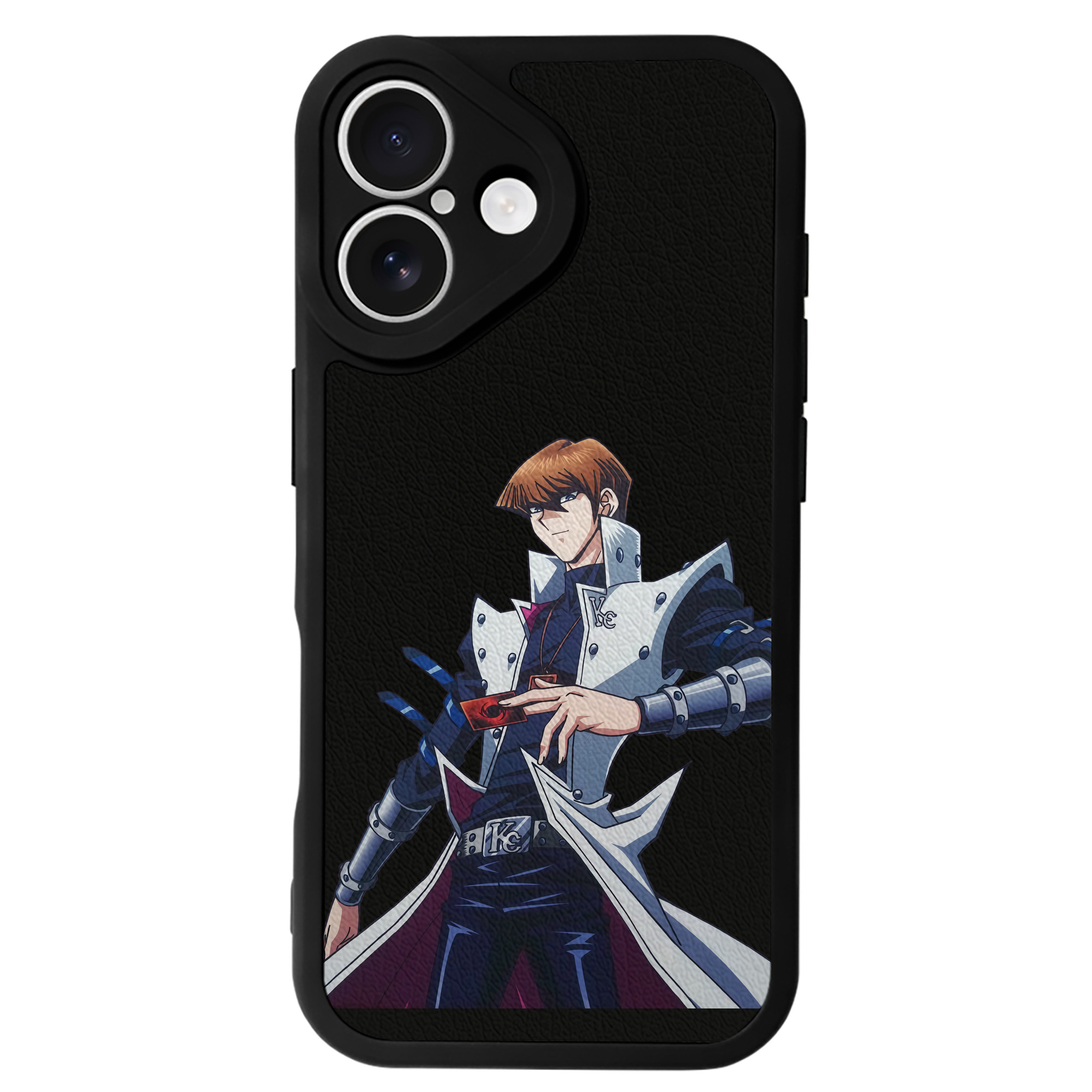 遊☆戯☆王 Yu-Gi-Oh! 【iPhone 16シリーズ対応】シリコンスマホケース（レザー調） 材質：シリコン